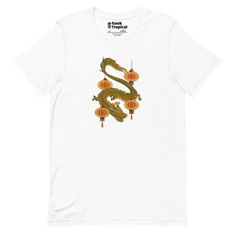Dragon New Year T-Shirt Geek Nerd Design by Tobe Fonseca Fantasy Prints FLOW DESC WRITING