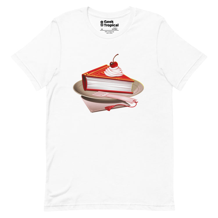 Pie Book T-Shirt Geek Nerd