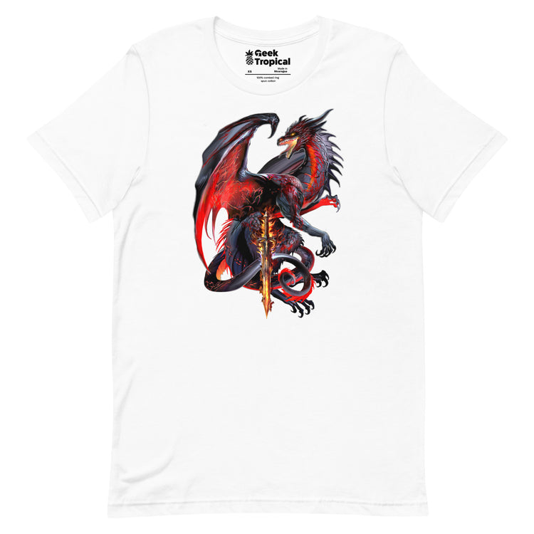 Dragonblade WIDOWBLADE T-Shirt Geek Nerd Advertise to Meta Design by Ruth Thompson dnd & rpg print