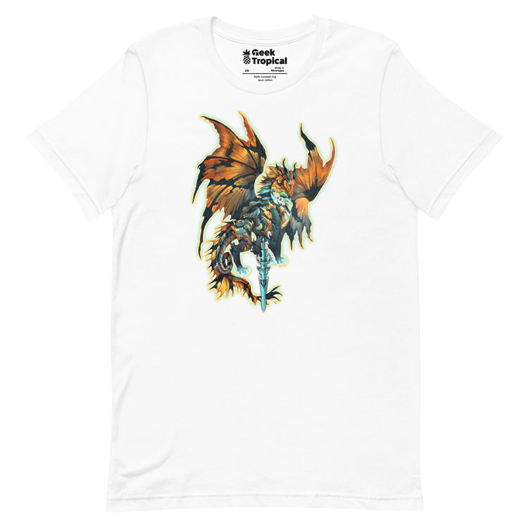 Dragonblade THUNDERBLADE OG T-Shirt Geek Nerd Advertise to Meta Design by Ruth Thompson Fantasy Prints