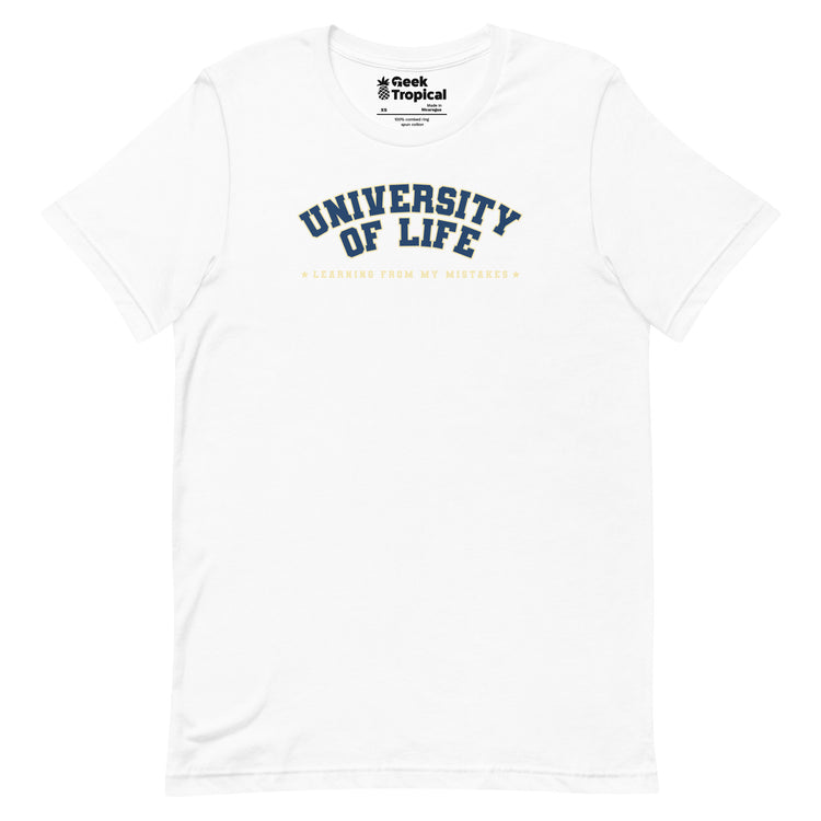University of Life T-Shirt Geek Nerd Advertise to Meta Design by Tobe Fonseca FLOW DESC WRITING