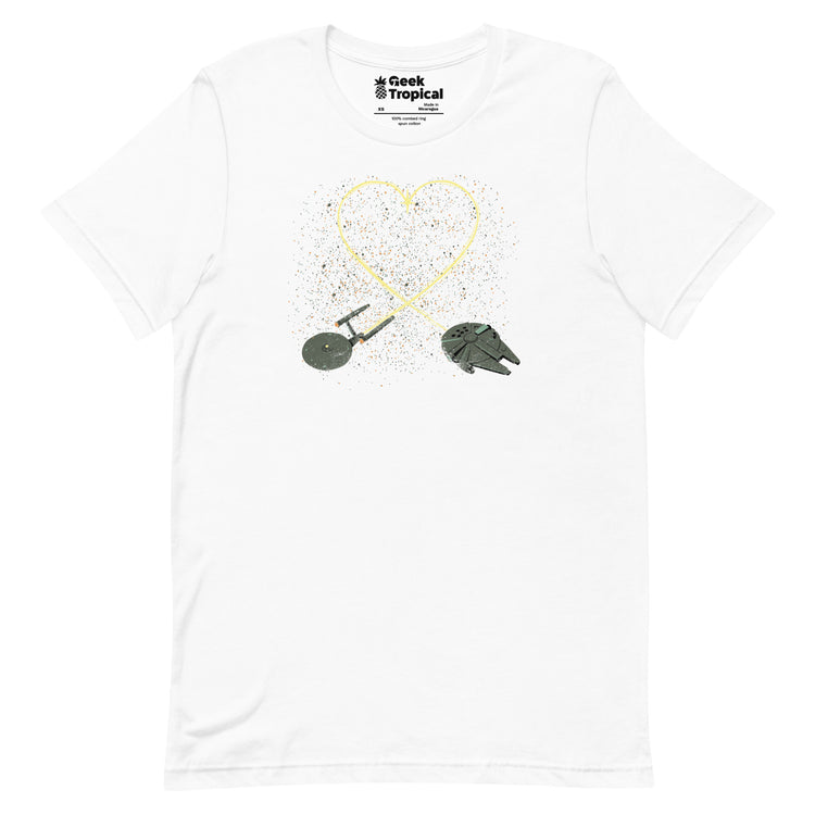 Wars Love T-Shirt Geek Nerd Advertise to Meta Design by Tobe Fonseca FLOW DESC WRITING