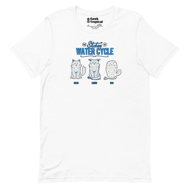 The States of the Water Cycle T-Shirt Geek Nerd Advertise to Meta Animal Patterns Design by Tobe Fonseca