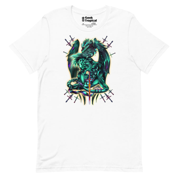 Dragonblade TERRABLADE T-Shirt Geek Nerd Advertise to Meta Design by Ruth Thompson Fantasy Prints