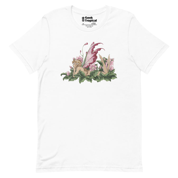 Amy Brown Primrose T-Shirt Geek Nerd Advertise to Meta Botany Print Design by Amy Brown