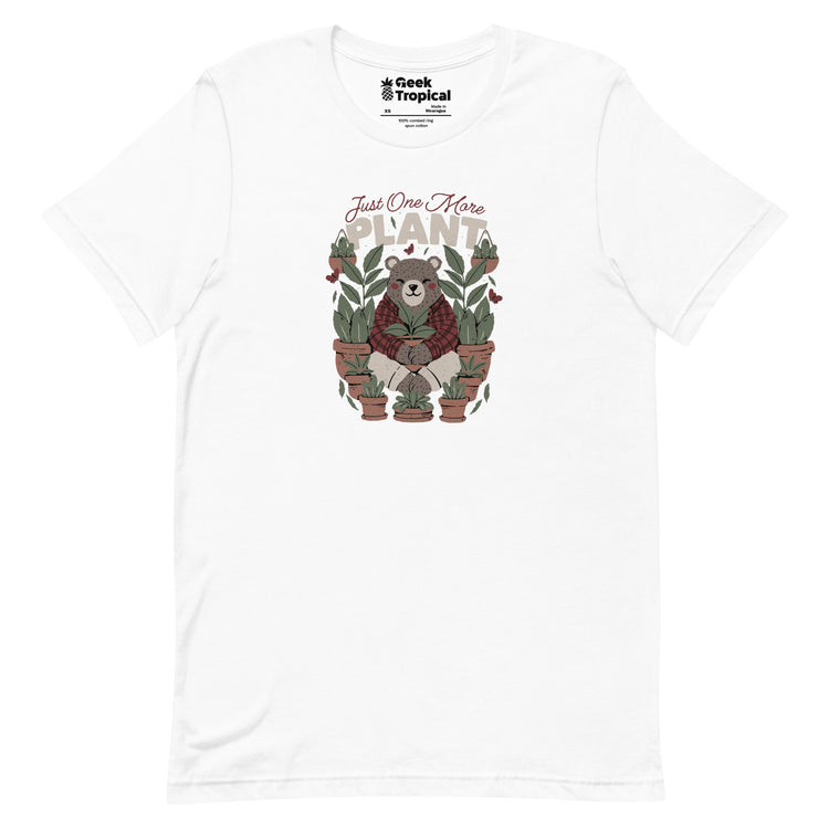 Just One More Plant T-Shirt Geek Nerd Advertise to Meta Botany Print Design by Tobe Fonseca