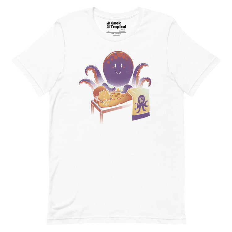 Cupping Therapy Octopus Massage T-Shirt Geek Nerd Advertise to Meta Animal Patterns Design by Tobe Fonseca