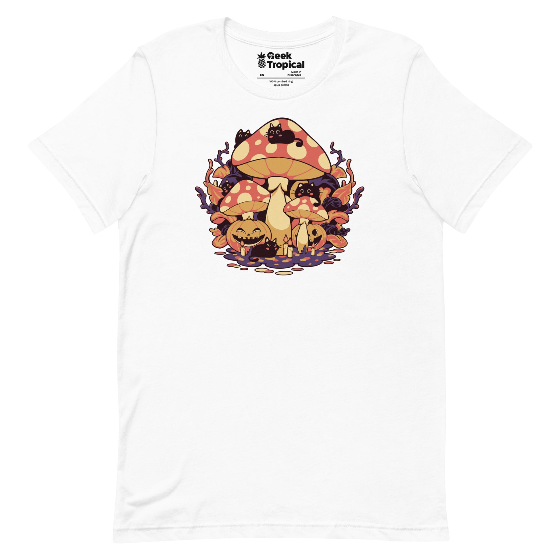 Cogumiaus Halloween Cats T-Shirt Geek Nerd Advertise to Meta Animal Patterns Design by Tobe Fonseca