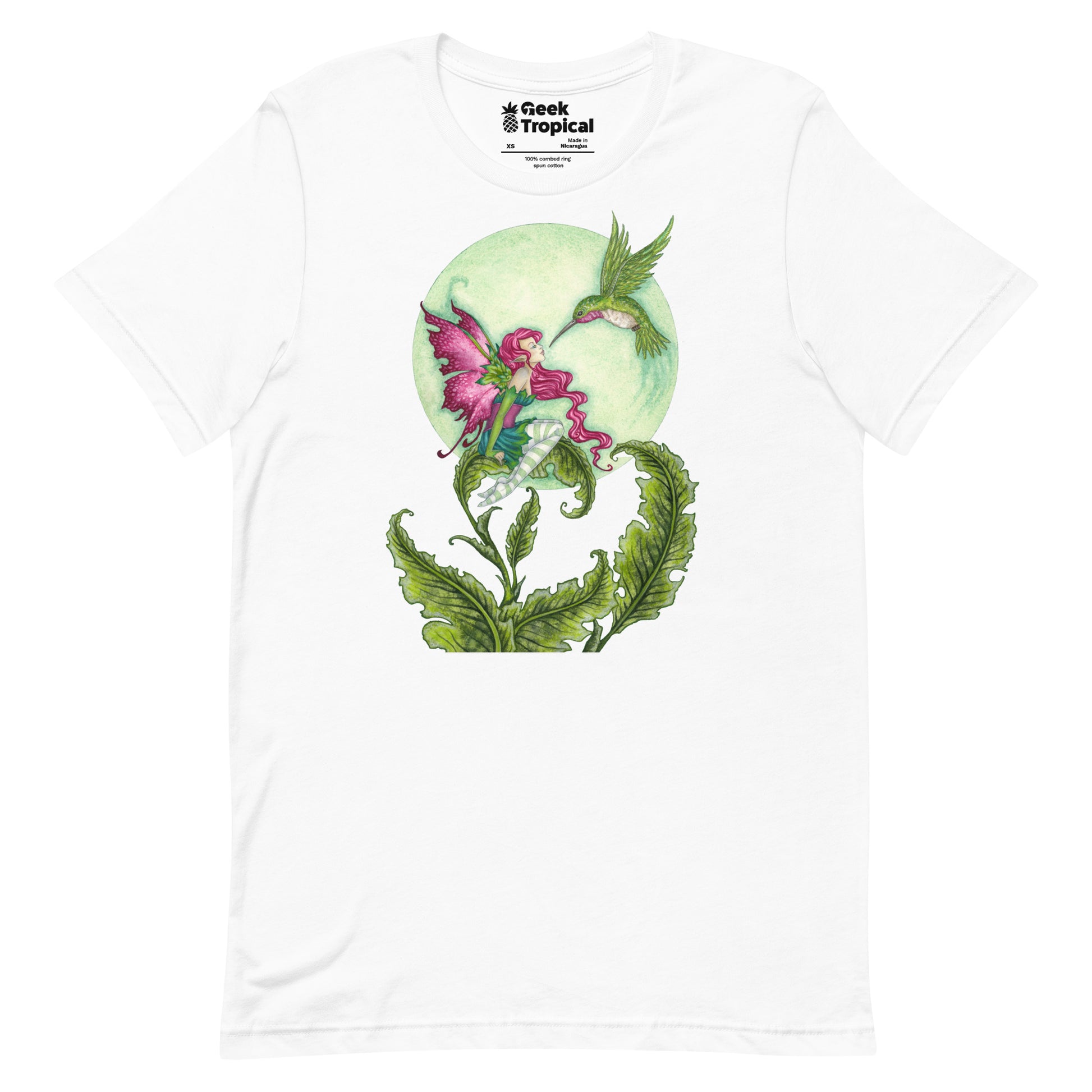 Amy Brown Flirting T-Shirt Geek Nerd Advertise to Meta Animal Patterns Design by Amy Brown