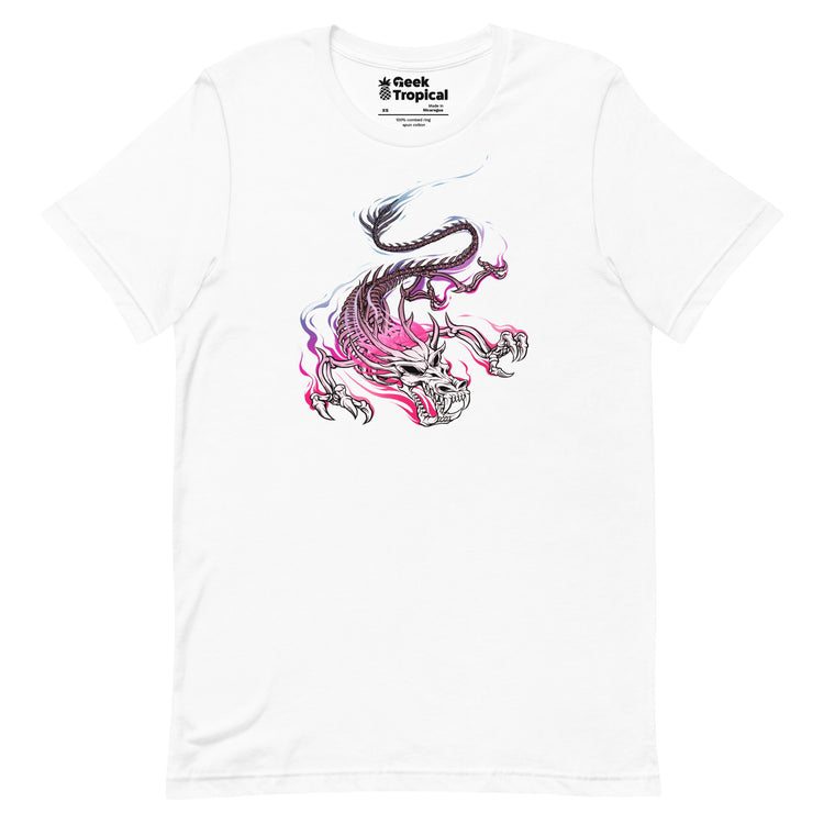 Chinese Skull Dragon T-Shirt Geek Nerd Advertise to Meta Design by Tobe Fonseca Fantasy Prints
