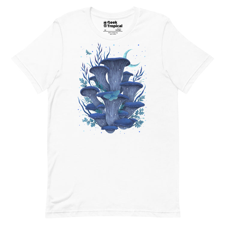 Blue Oyster T-Shirt Geek Nerd Advertise to Meta Design by Episodic Drawing FLOW DESC WRITING