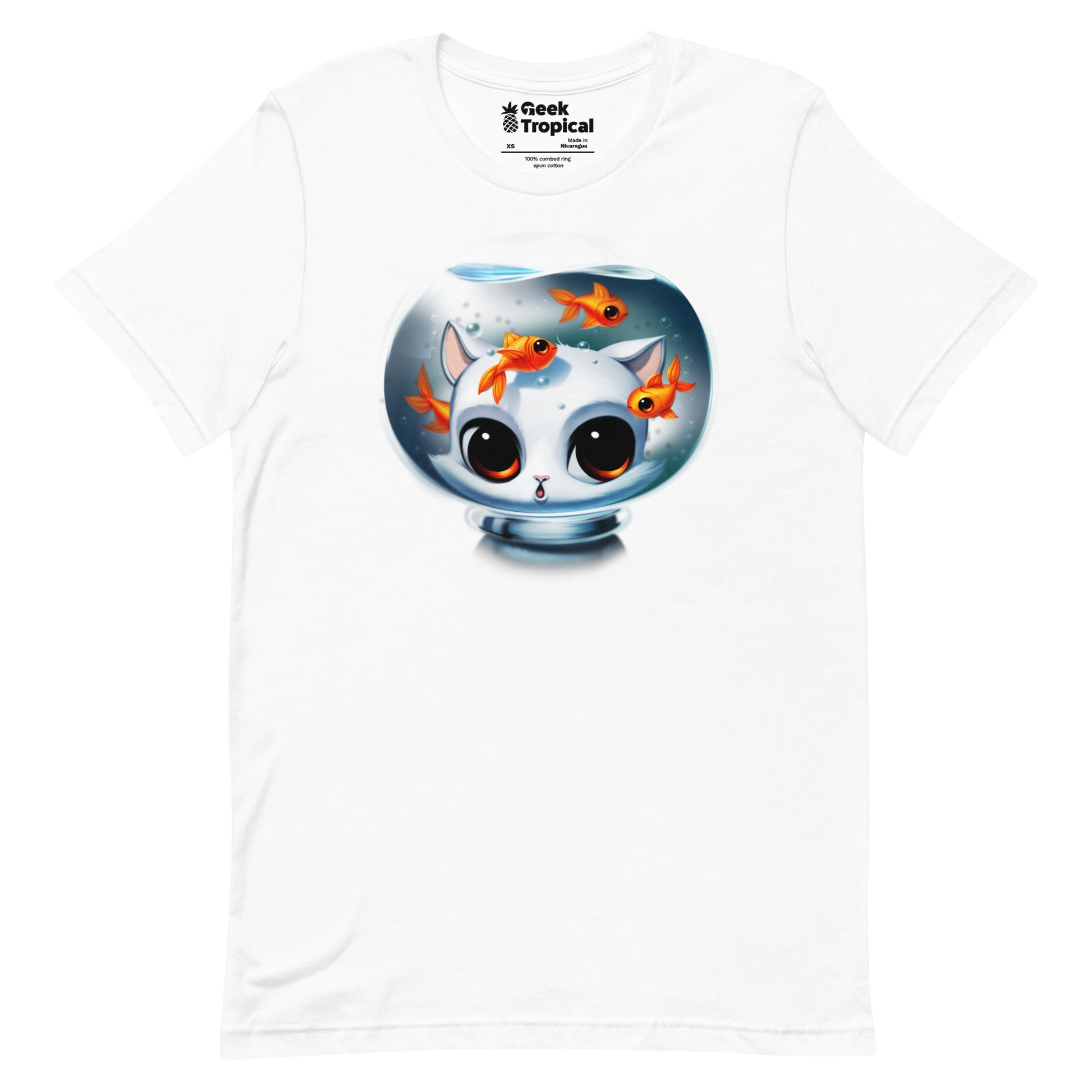 Castronaut Cat T-Shirt Geek Nerd Advertise to Meta Animal Patterns Design by Tobe Fonseca