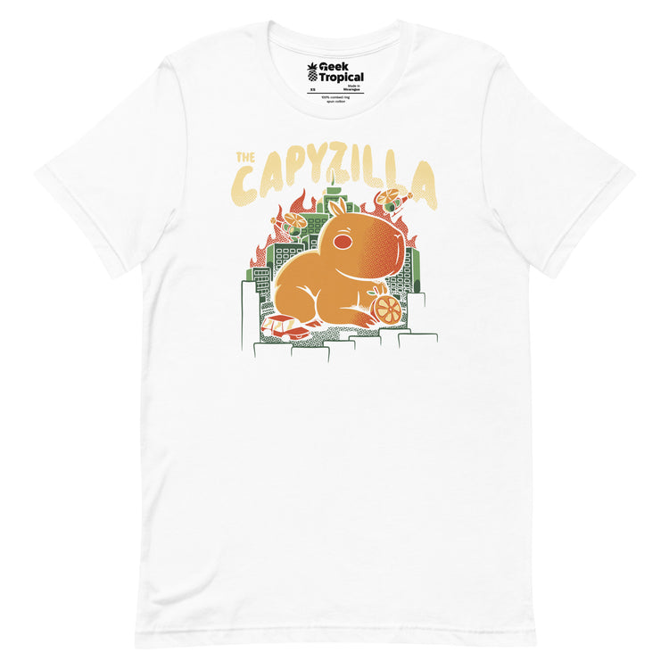 Capyzilla Kawaii Monster T-Shirt Geek Nerd Advertise to Meta Animal Patterns Anime
