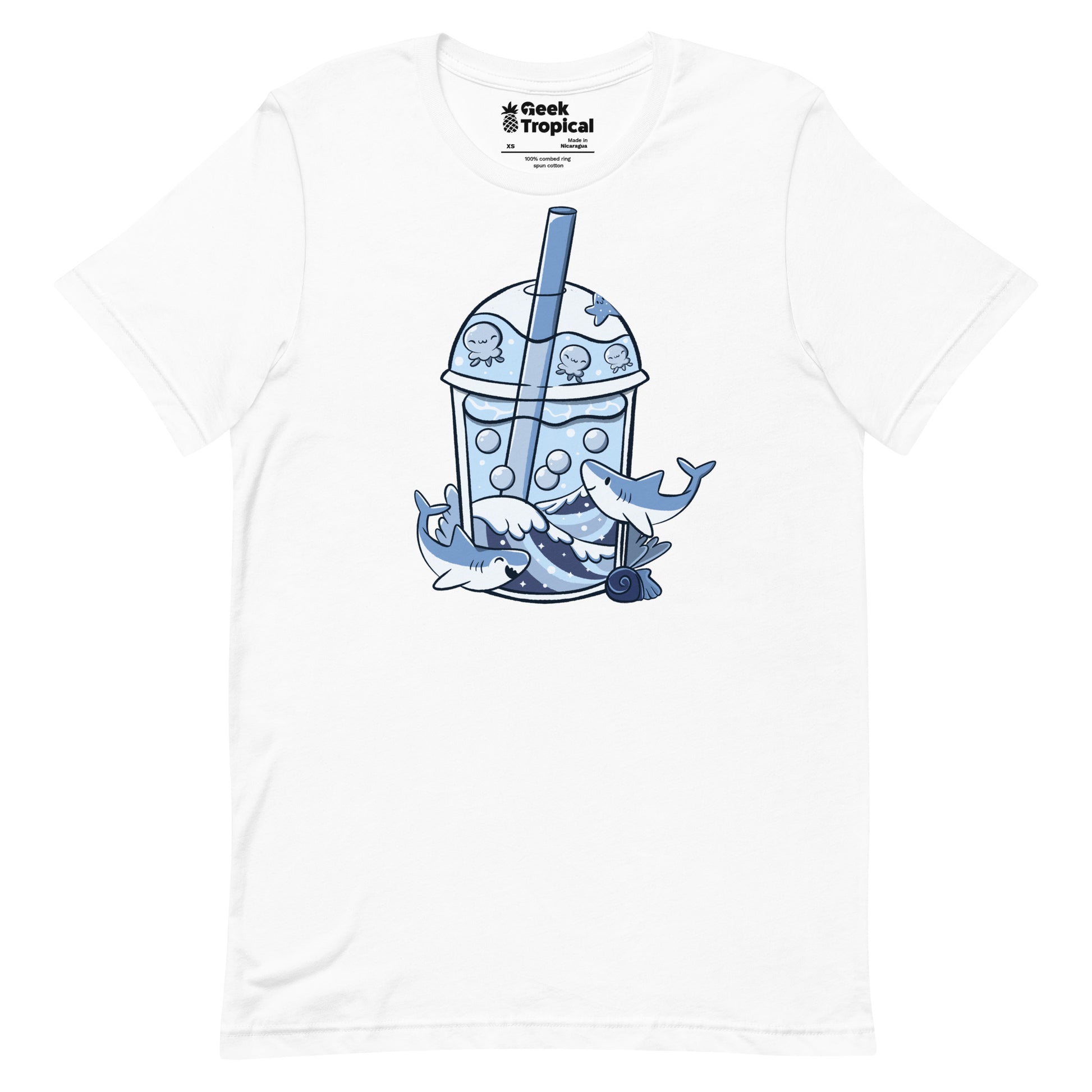 Bubble Sea Funny Drink T-Shirt Geek Nerd Advertise to Meta Design by Tobe Fonseca FLOW DESC WRITING