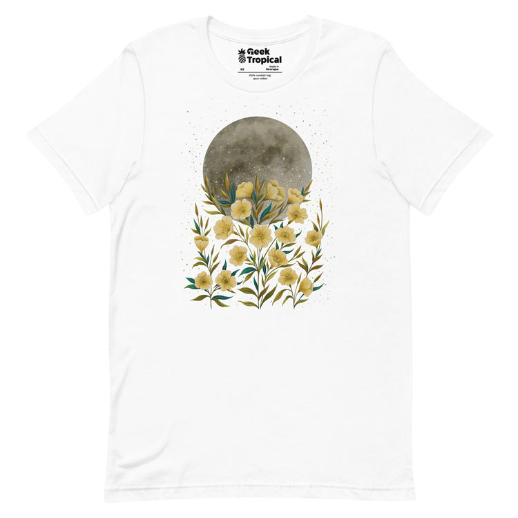 Moon Greeting T-Shirt Geek Nerd Advertise to Meta Design by Episodic Drawing FLOW DESC WRITING