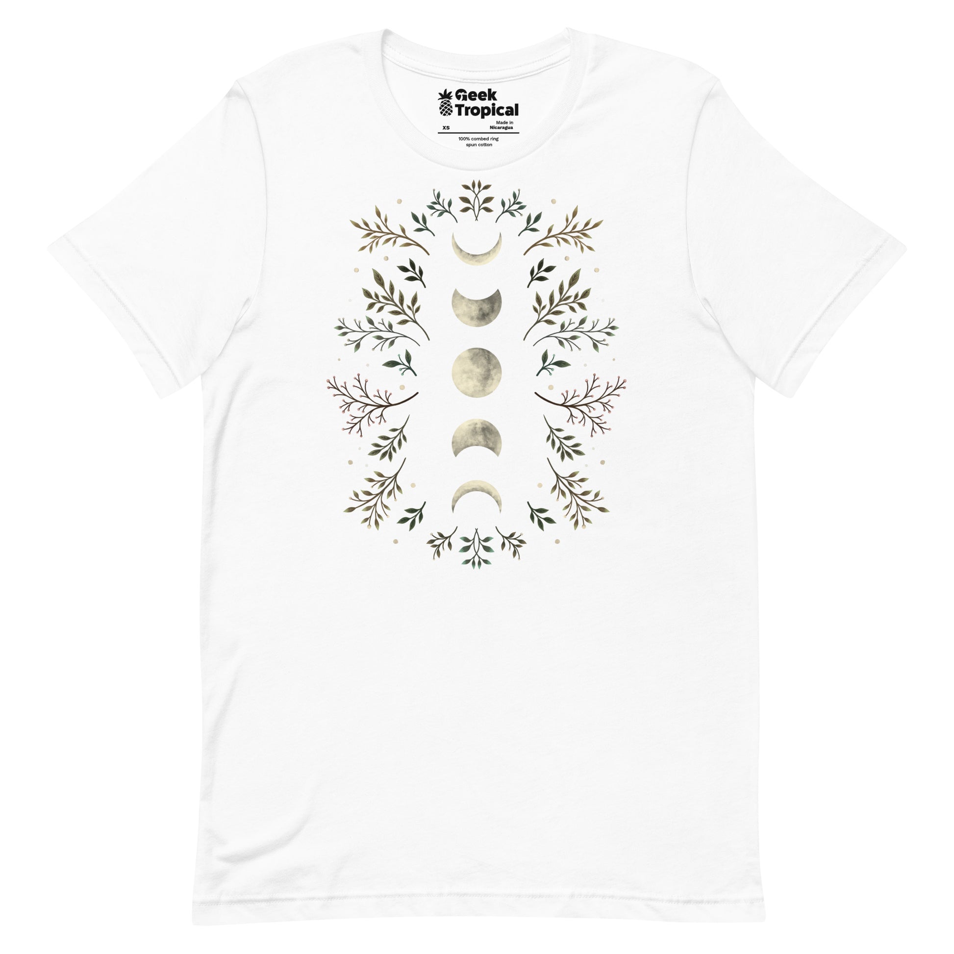 Moonlight Garden Olive T-Shirt 16