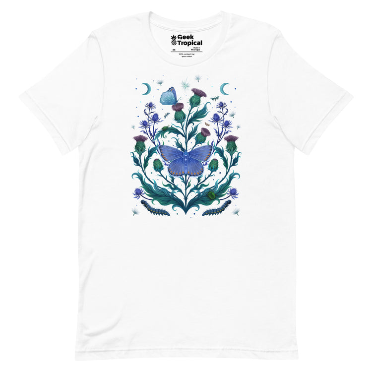 Thistle Home T-Shirt Geek Nerd Advertise to Meta Botany Print Design by Episodic Drawing