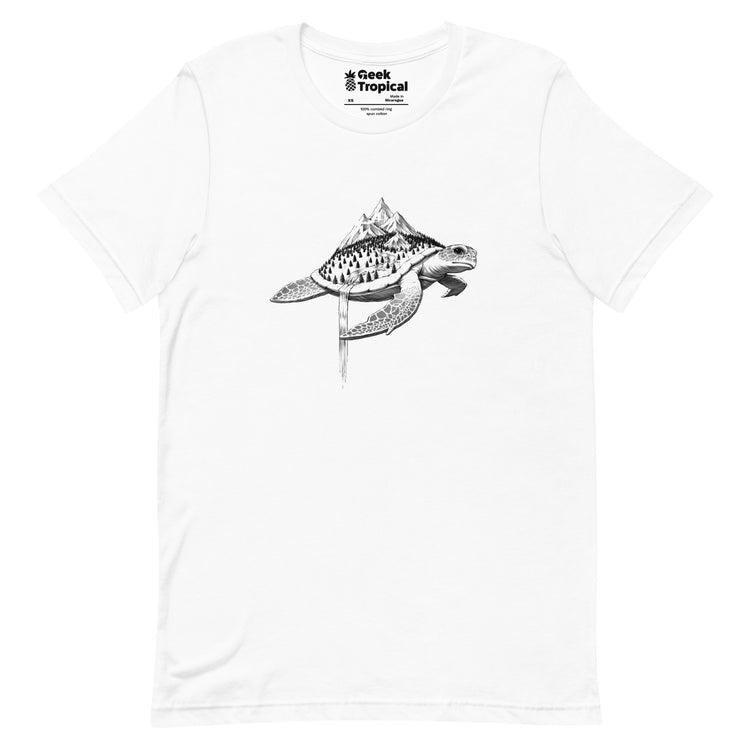 Adventure Turtle T-Shirt Geek Nerd Advertise to Meta Animal Patterns Design by Tobe Fonseca