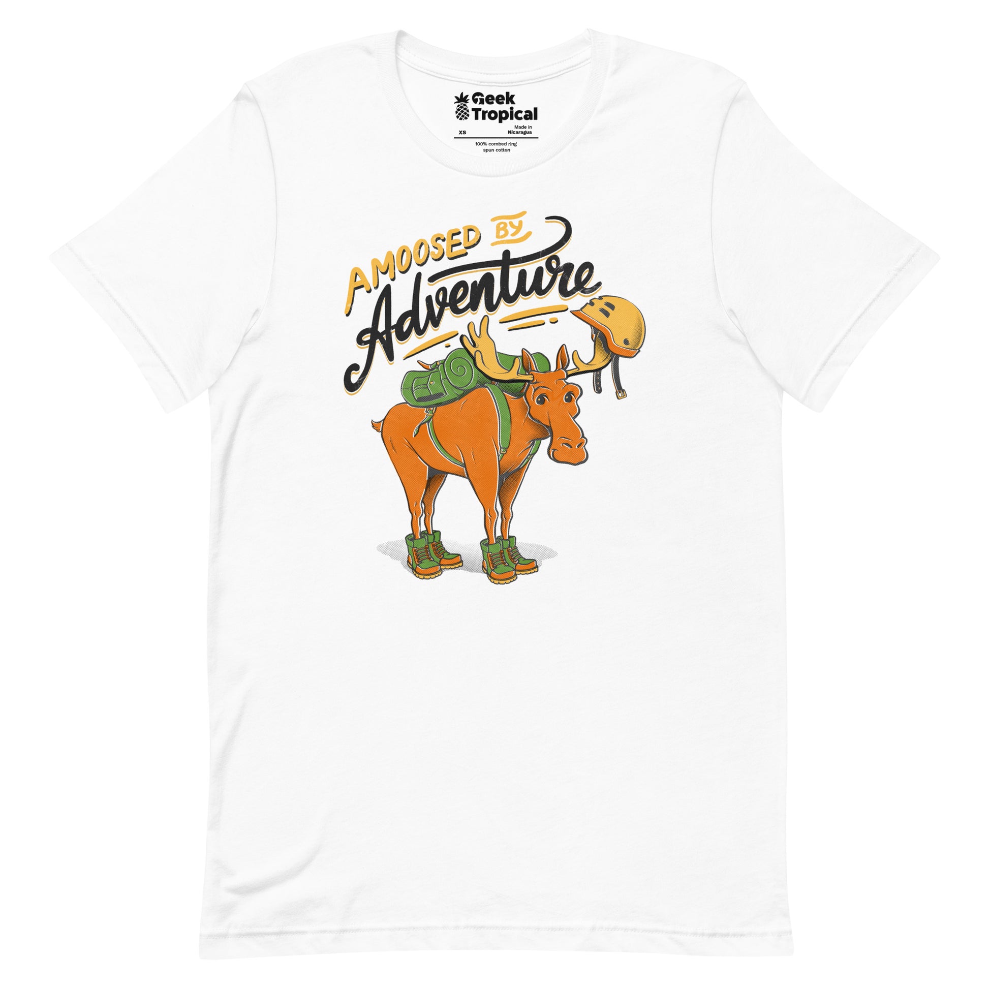Amoosed by Adventure T-Shirt Geek Nerd Advertise to Meta Animal Patterns Design by Tobe Fonseca