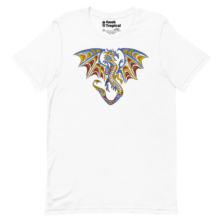 Tribal Dragon T-Shirt Geek Nerd Advertise to Meta Animal Patterns Fantasy Prints
