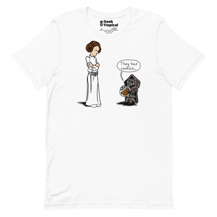 Darkside Cookies T-Shirt Geek Nerd Advertise to Meta Fantasy Prints FLOW DESC WRITING