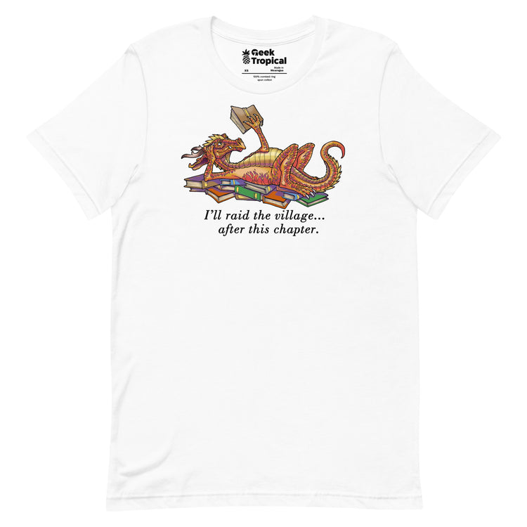 Another Chapter Dragon T-Shirt Geek Nerd Advertise to Meta Book Prints Fantasy Prints