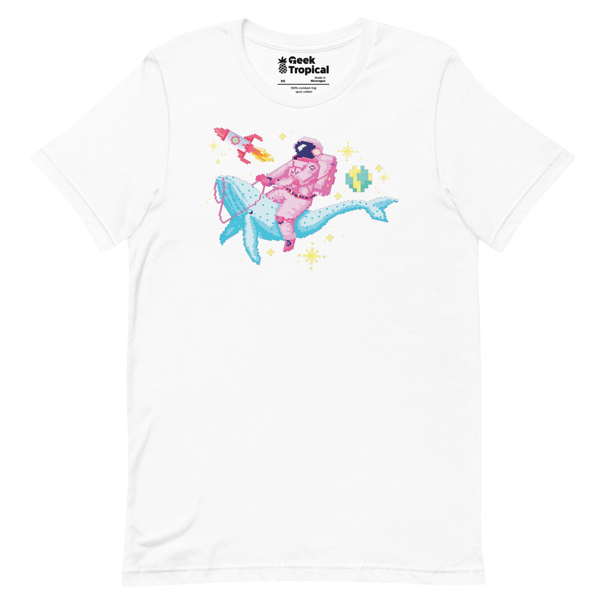 Astronaut Riding Space Whale T-Shirt 16