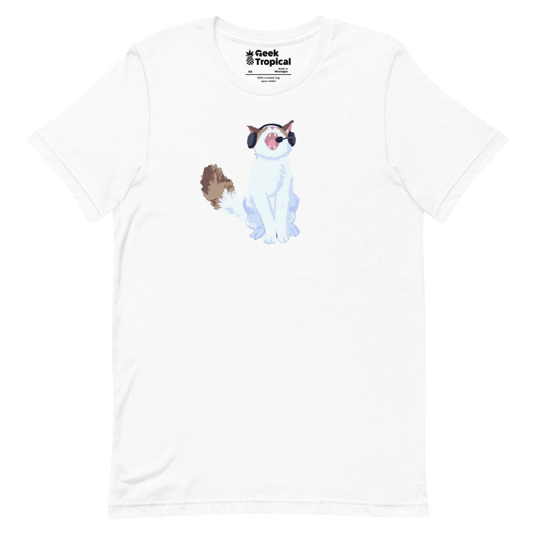 Video Game Cats T-Shirt Geek Nerd Design by Claire Murphy