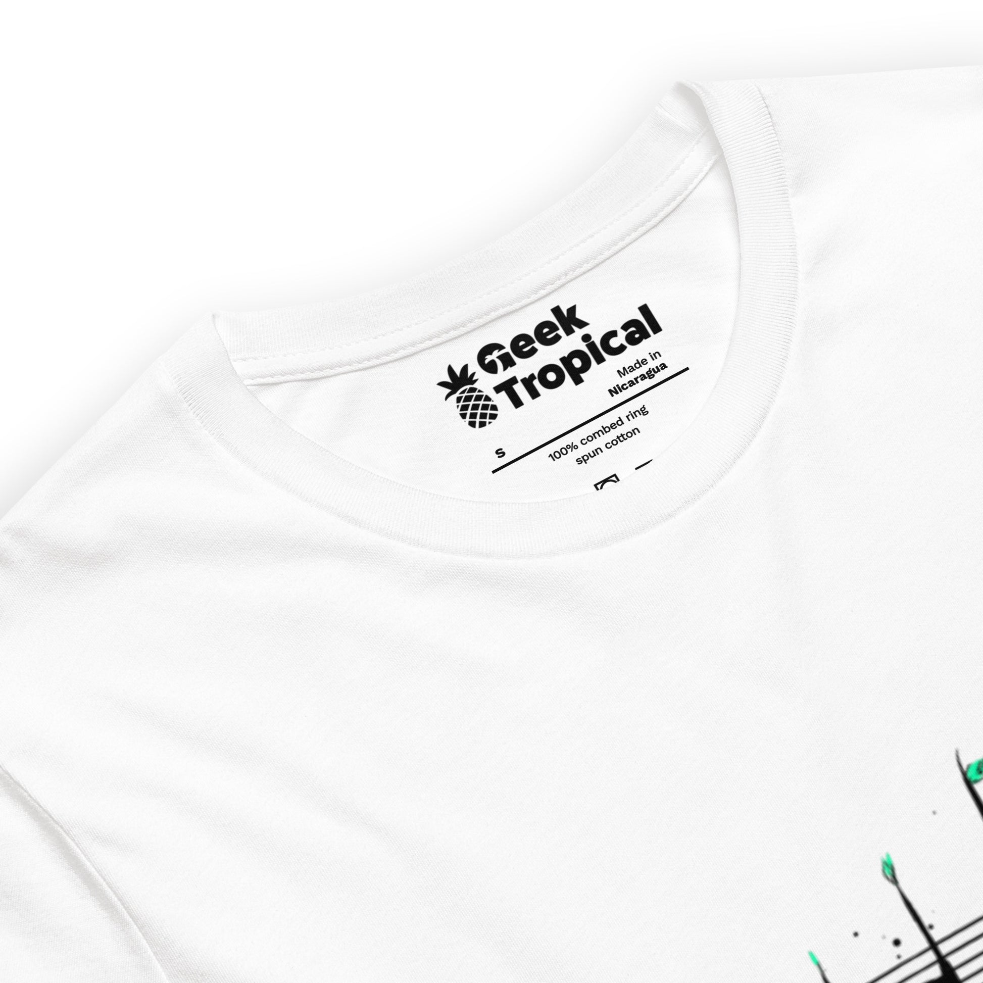 Biosphere Music Notes T-Shirt Geek Nerd Design by Tobe Fonseca FLOW DESC WRITING music print
