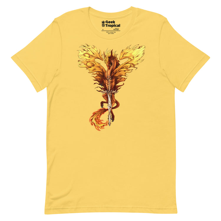 Dragonblade FLAMEBLADE T-Shirt Geek Nerd Advertise to Meta Design by Ruth Thompson Fantasy Prints