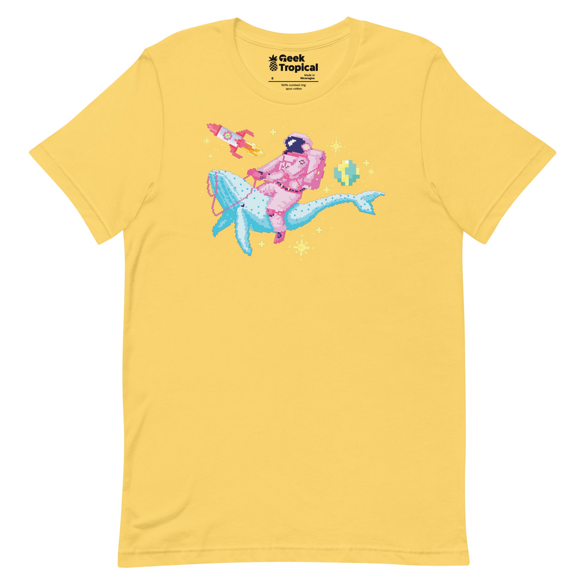 Astronaut Riding Space Whale T-Shirt 15