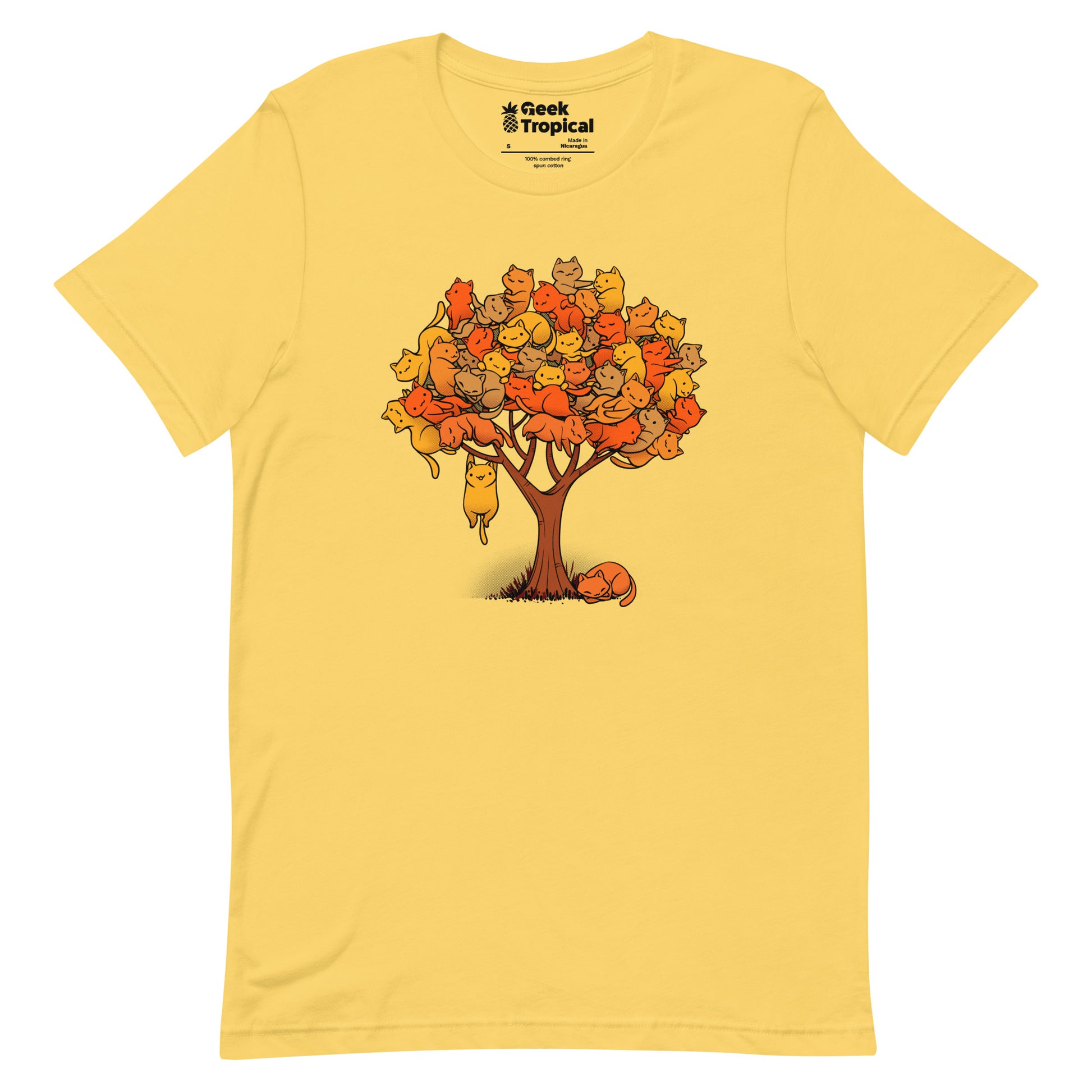 Autumn Cat Tree T-Shirt 17