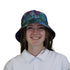 A Christmas Coral Bucket Hat - M - Grey Stitching - -