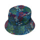 A Christmas Coral Bucket Hat - M - Grey Stitching - -