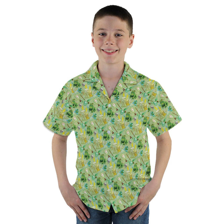 A Witches Brew Fantasy Youth Hawaiian Shirt - YM - -