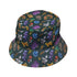 Anime Mushrooms Bucket Hat - M - Black Stitching - -