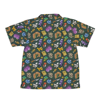 Anime Mushrooms Youth Hawaiian Shirt - YXS - -