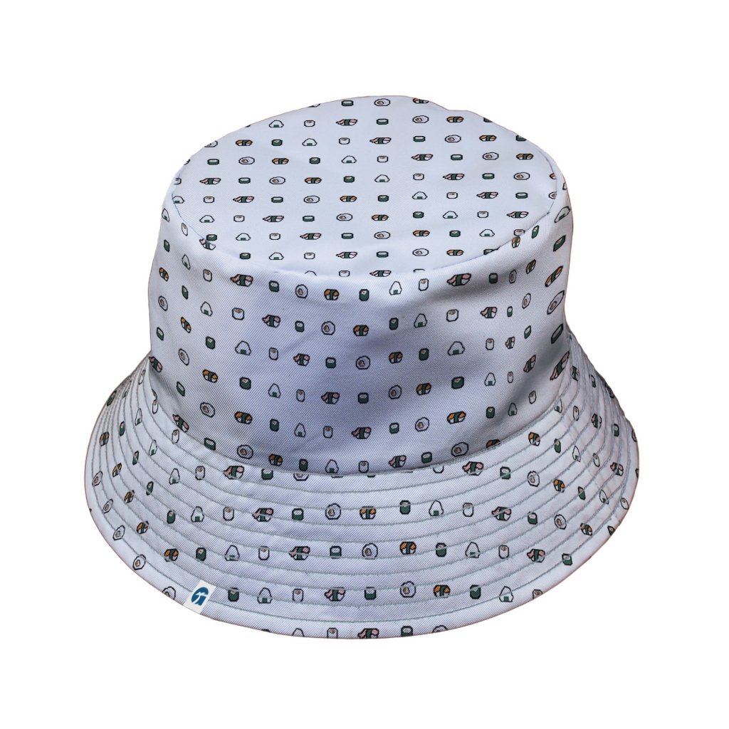 Anime Sushi Rolls Light Bucket Hat - M - Black Stitching - -