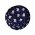 Anxious Ghosts Purple Bucket Hat - M - Grey Stitching - -