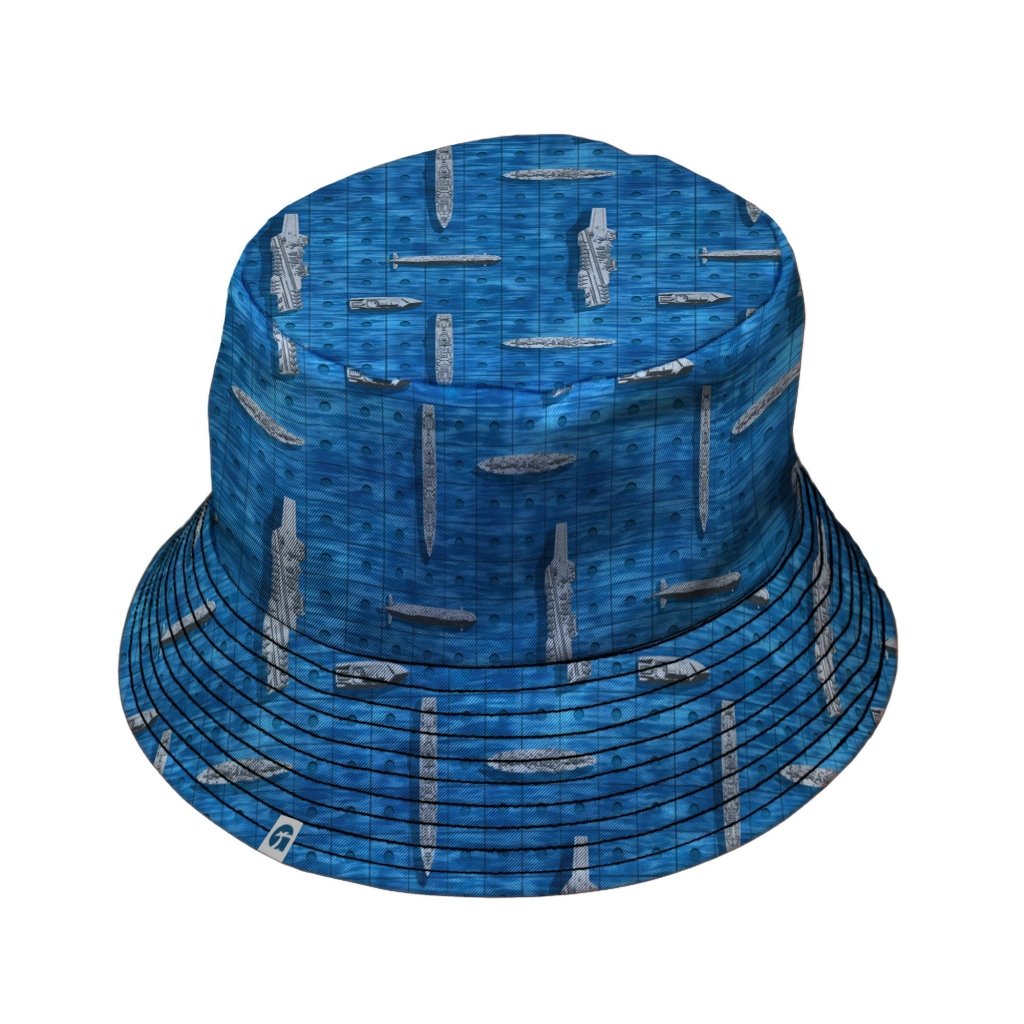 Battleship Bucket Hat - M - Black Stitching - -