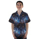 Blue Brown Galaxy Space Youth Hawaiian Shirt - YL - -