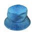 Blue Computer Circuit Board Bucket Hat - M - Grey Stitching - -