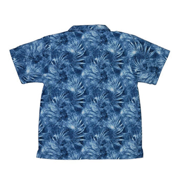 Blue Grey Hawaiian Space Youth Hawaiian Shirt - YXS - -