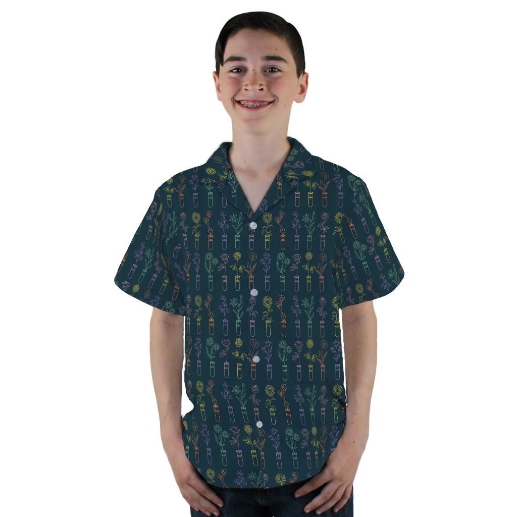 Botany Lovers Youth Hawaiian Shirt - YL - -