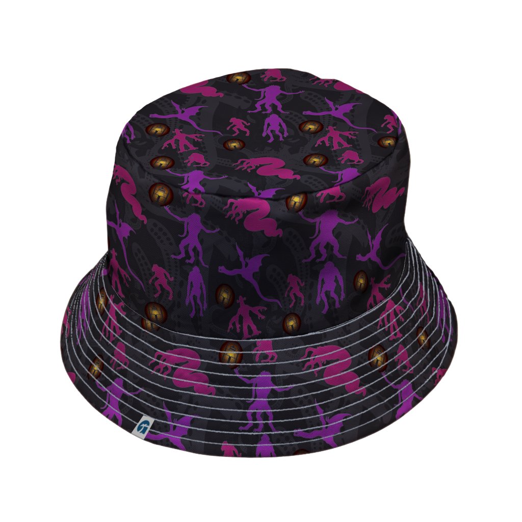 Call of Cthulhu Bucket Hat - M - Grey Stitching - -