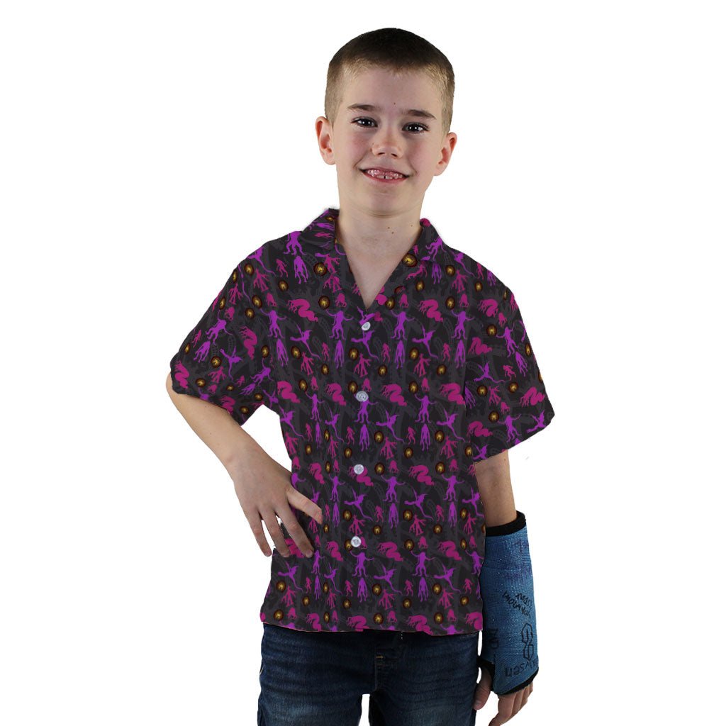 Call of Cthulhu Youth Hawaiian Shirt - YXS - -