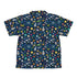 Cartoon Space Objects Outer Space Navy Youth Hawaiian Shirt - YXS - -