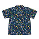 Cartoon Space Objects Outer Space Navy Youth Hawaiian Shirt - YXS - -