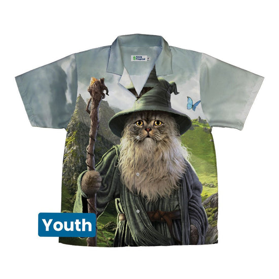 Catdalf Youth Hawaiian Shirt - YXS - -