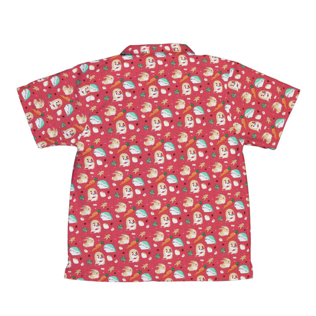 Cinnamon Anime Bunnies Youth Hawaiian Shirt - YXS - -